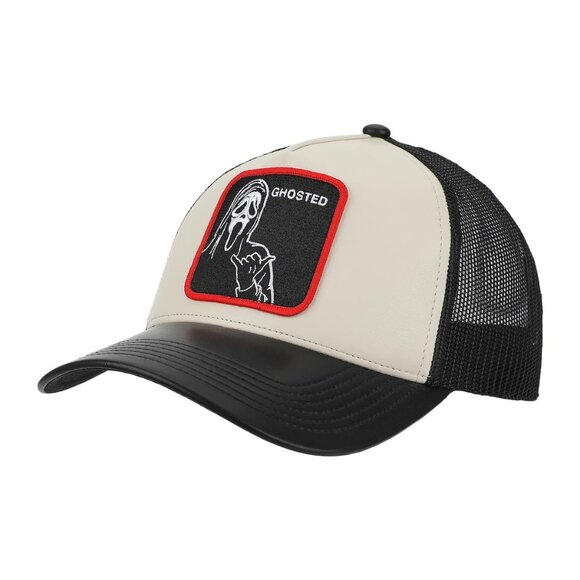 Ghostface Trucker Hat Adjustable Mesh Retro Horror Fan Accessory main image 8